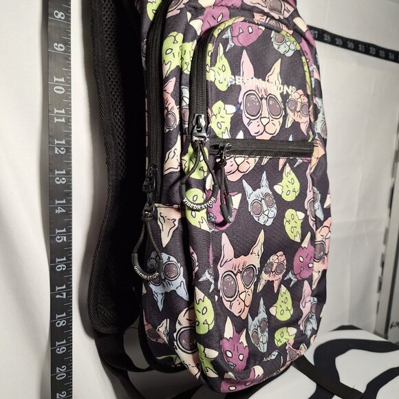 Vibedration Hydration Backpack w/o bladder - Cat pattern - Used main image 10